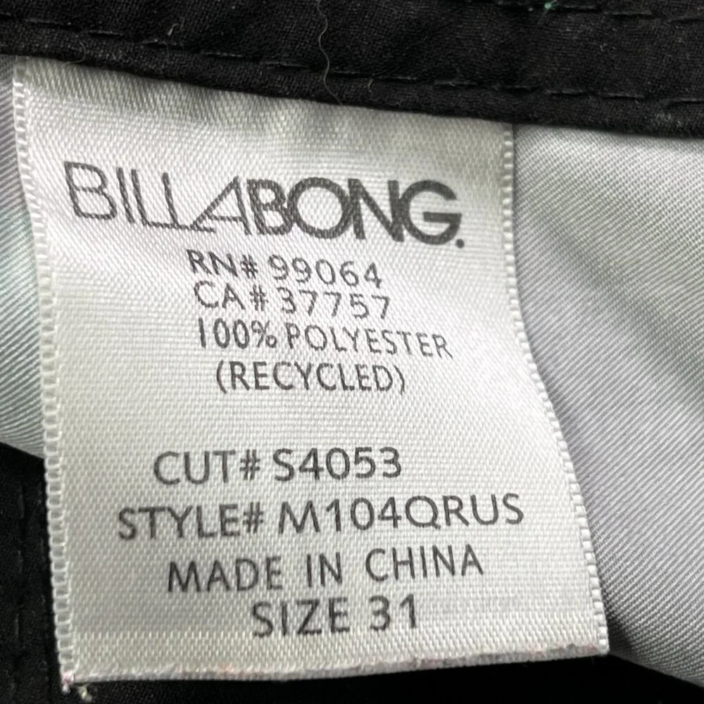 Billabong Board Shorts Swim Trunks Mens 31 Platinum Stretch Recycler Hydro Stret